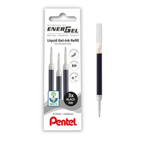 Energel Refills 0.7mm Pack of 3 LR7 - Black - Under the Rowan Trees