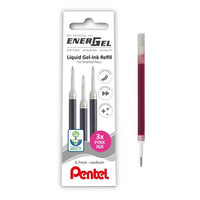 Energel Refills 0.7mm Pack of 3 LR7 - Pink - Under the Rowan Trees