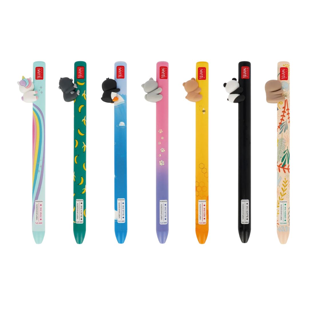 Legami Retractable Ballpoint Pens - Free Hugs