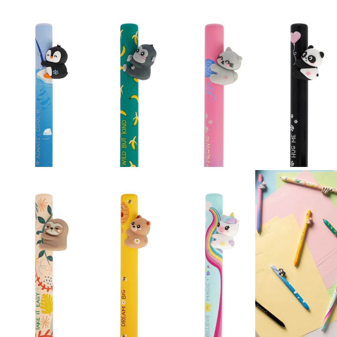 Legami Retractable Ballpoint Pens - Free Hugs