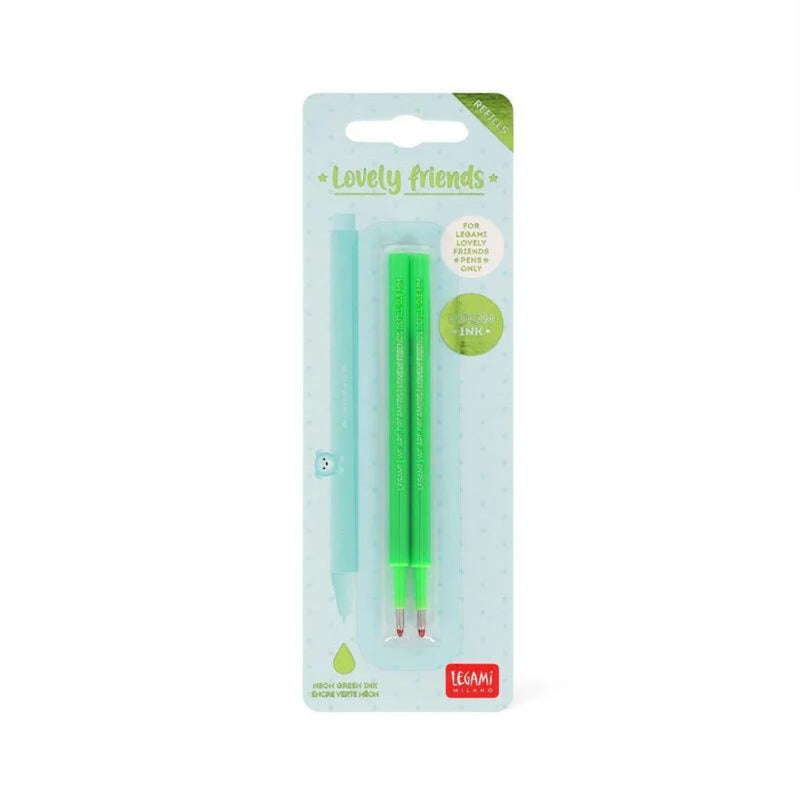 Refills for Lovely Friends Gel Pens-Refills-Legami-Neon Green