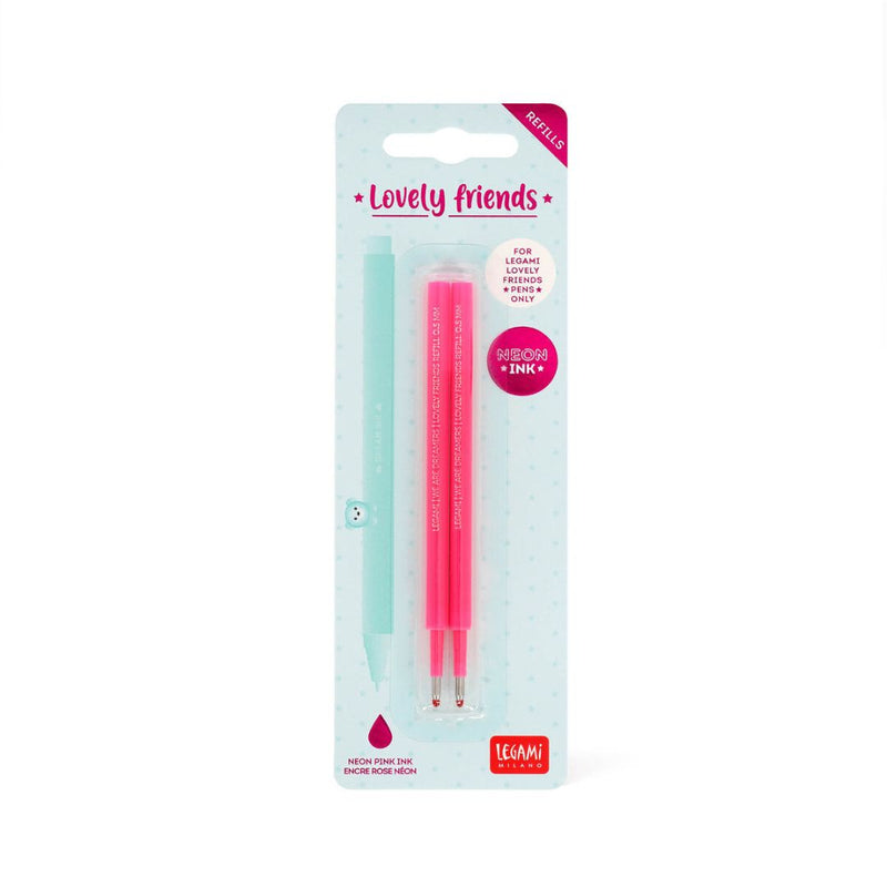 Refills for Lovely Friends Gel Pens-Refills-Legami-Neon Pink