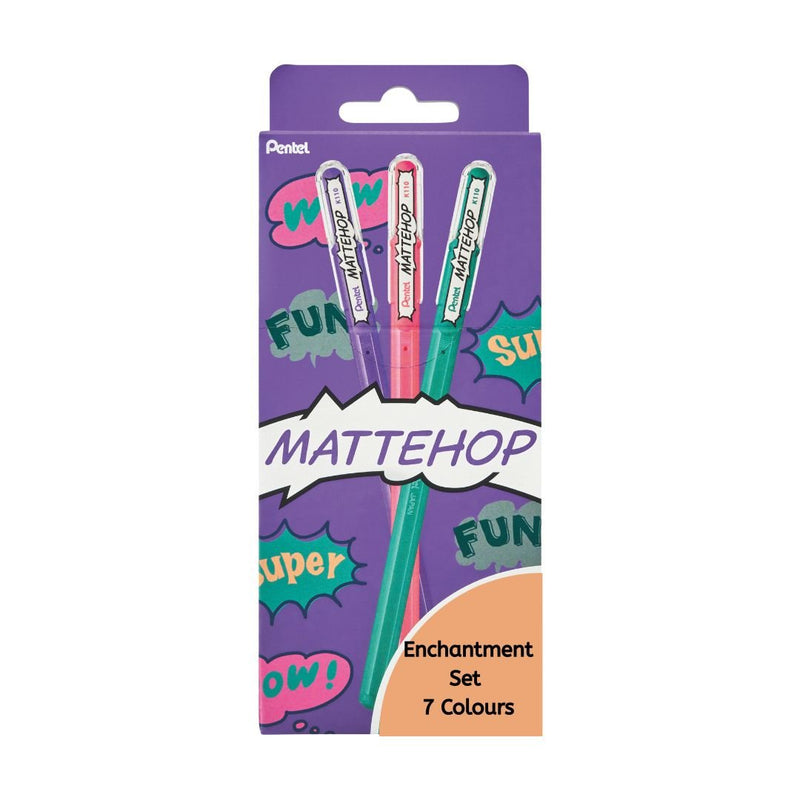 Pentel Mattehop Enchantment Set of 7 - Under the Rowan Trees
