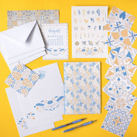 Mediterranean Stationery Gift Box - Under the Rowan Trees