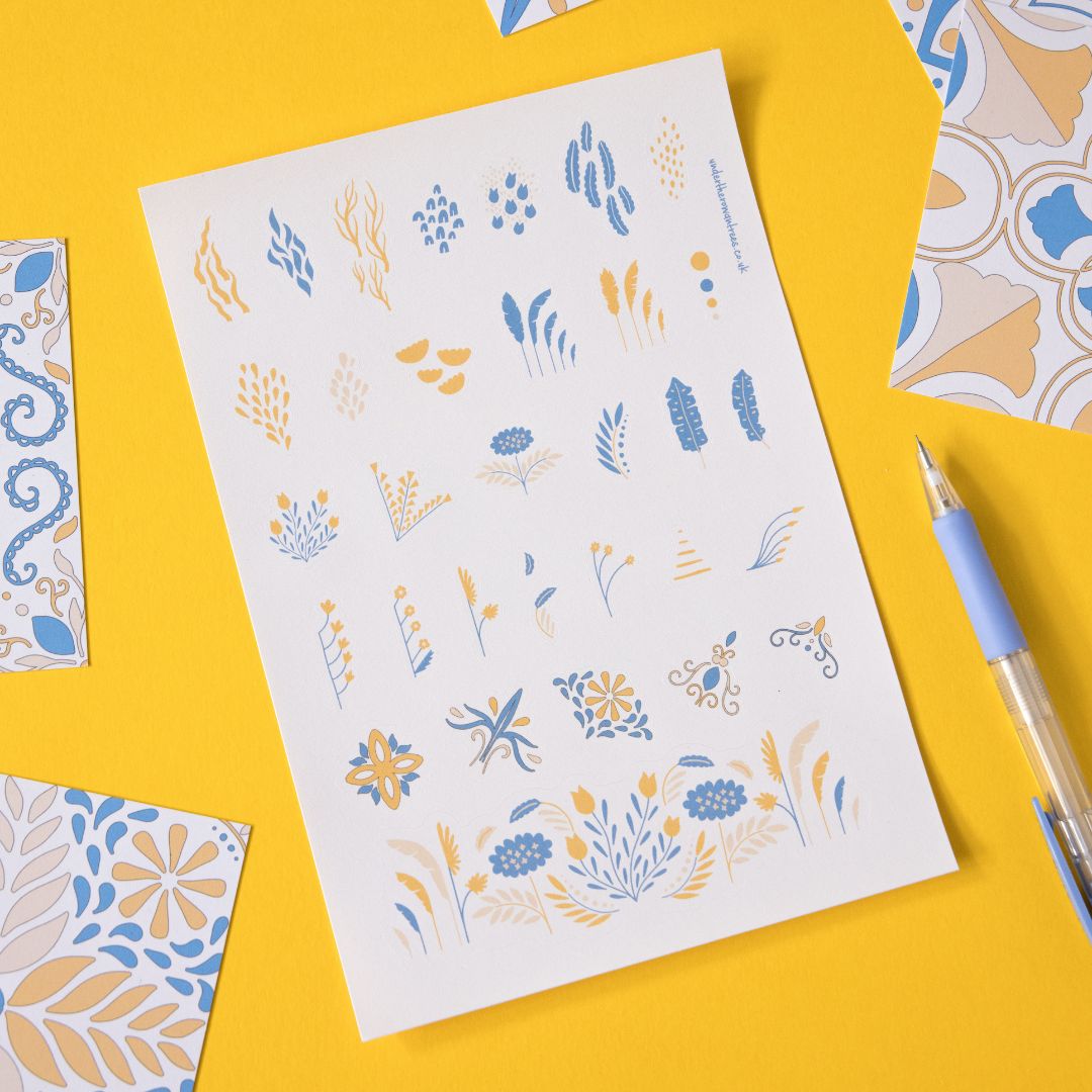 Mediterranean Stationery Gift Box - Under the Rowan Trees