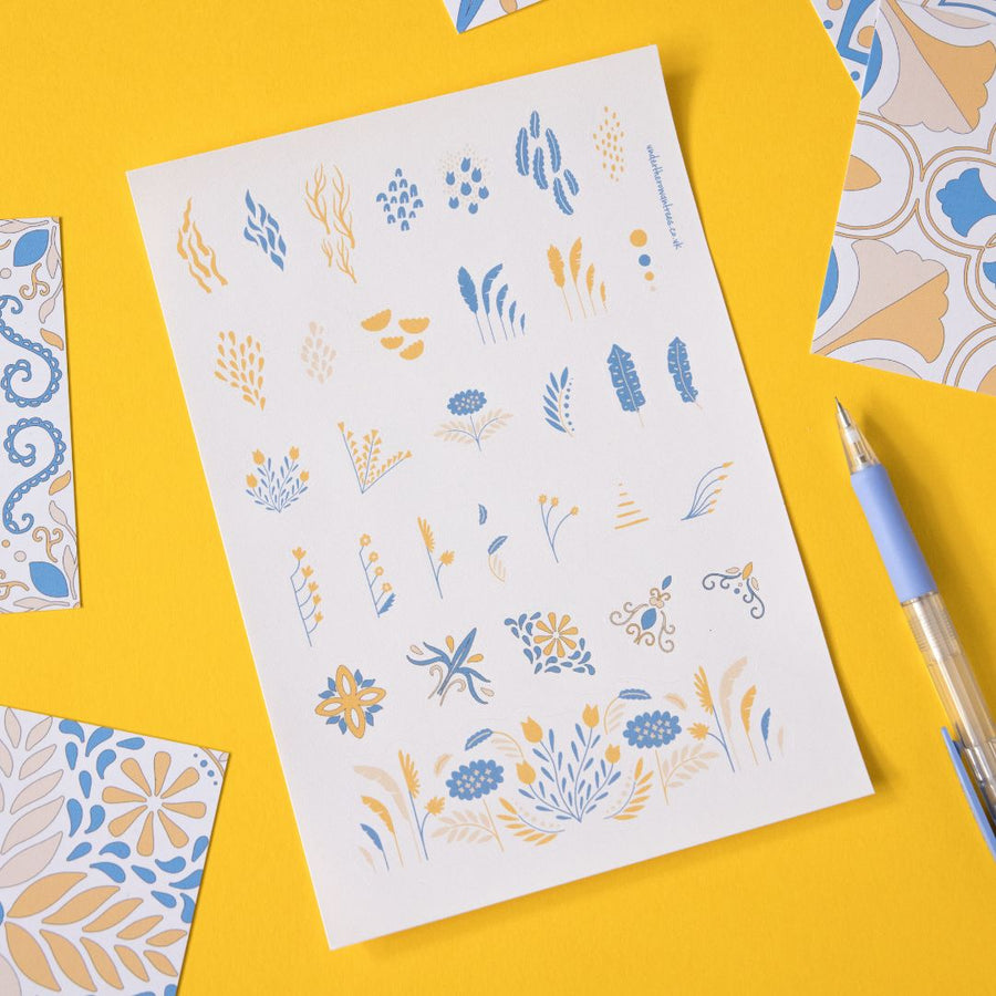 Mediterranean Stationery Gift Box - Under the Rowan Trees