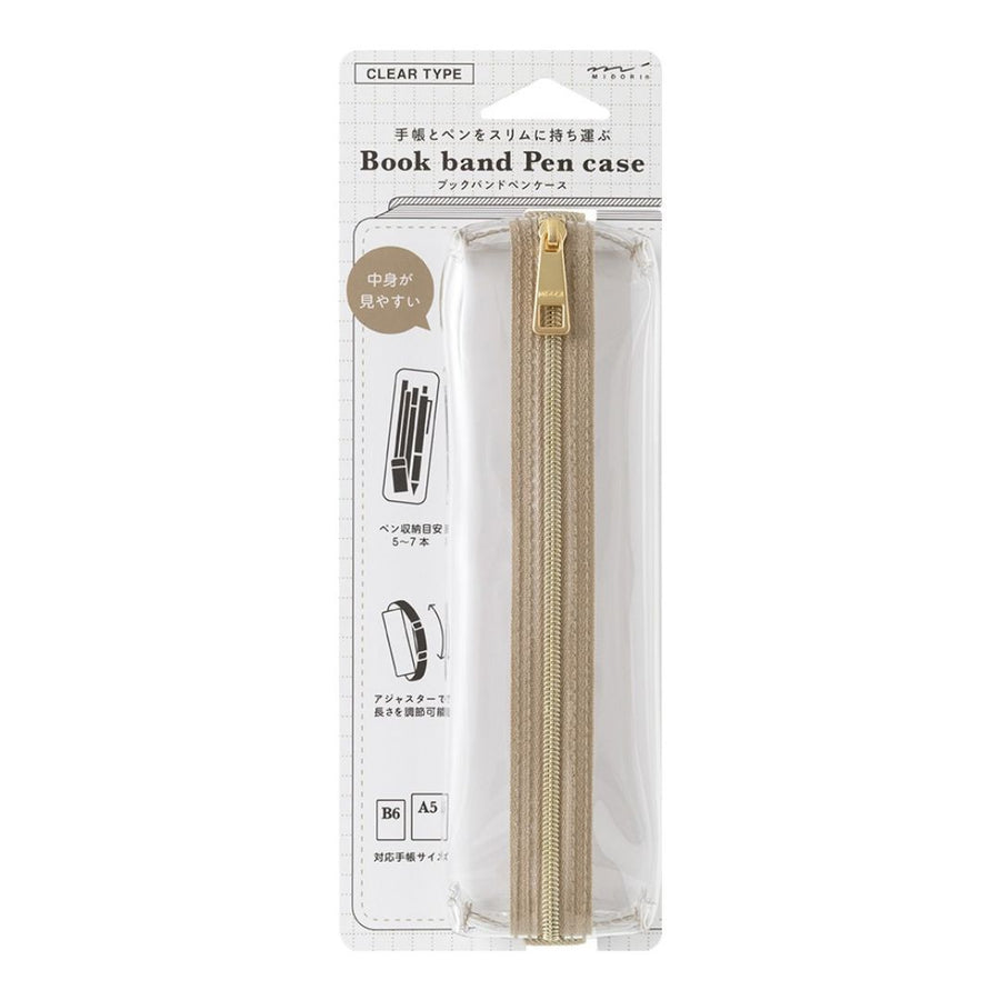 Midori Book Band Pen Case (B6-A5)