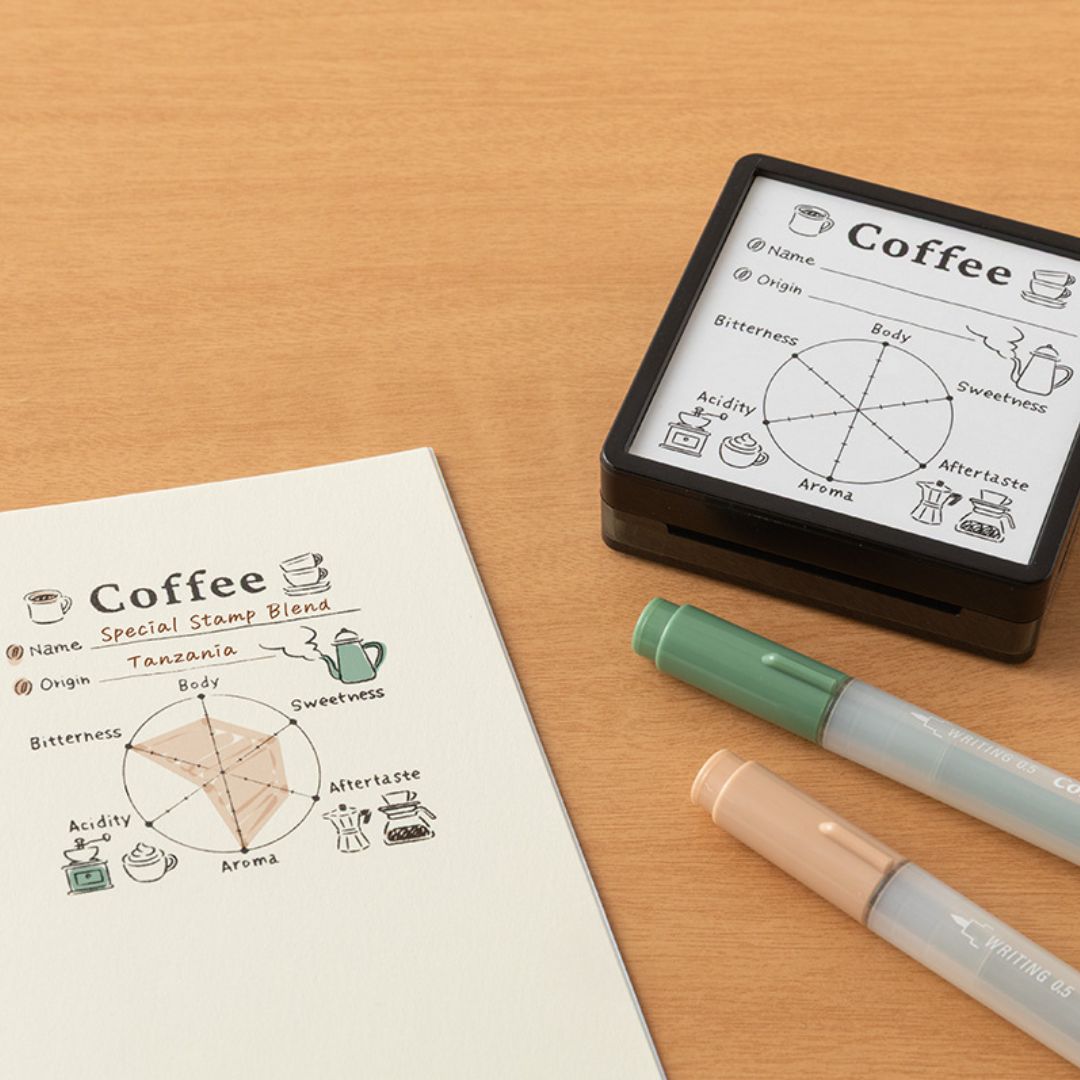 Midori Overseas Exclusive Paintable Stamp Pre-Inked