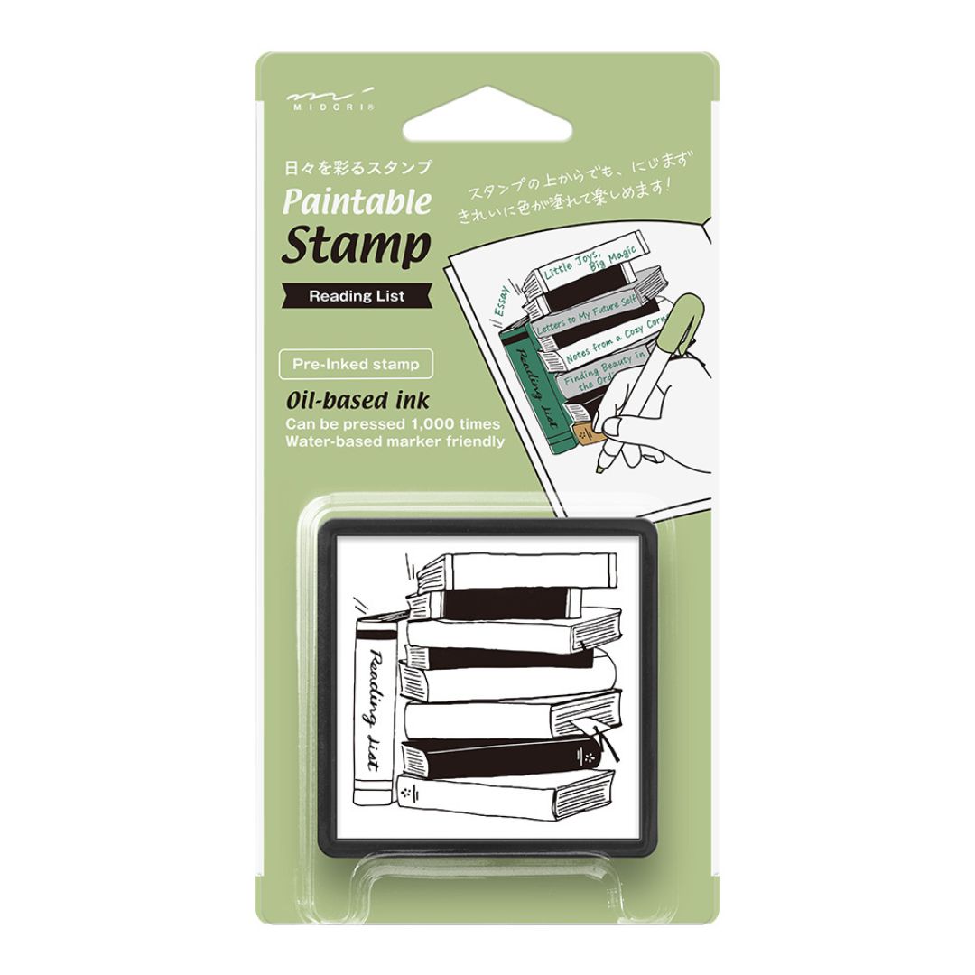 Midori Overseas Exclusive Paintable Stamp Pre-Inked