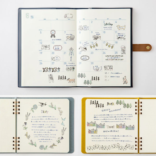 Midori Paintable Rotating Stamp Dial - Life - Under the Rowan Trees
