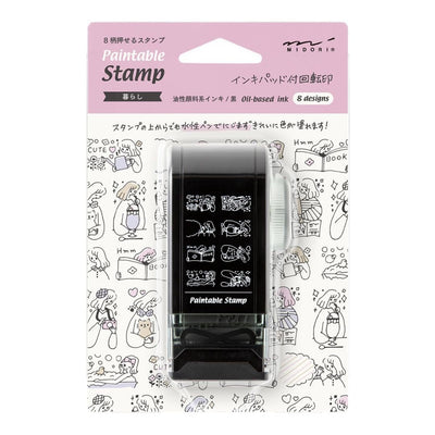 Midori Paintable Rotating Stamp Dial - Life - Under the Rowan Trees