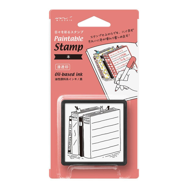 Midori Paintable Stamp Pre - Inked - Book - Under the Rowan Trees