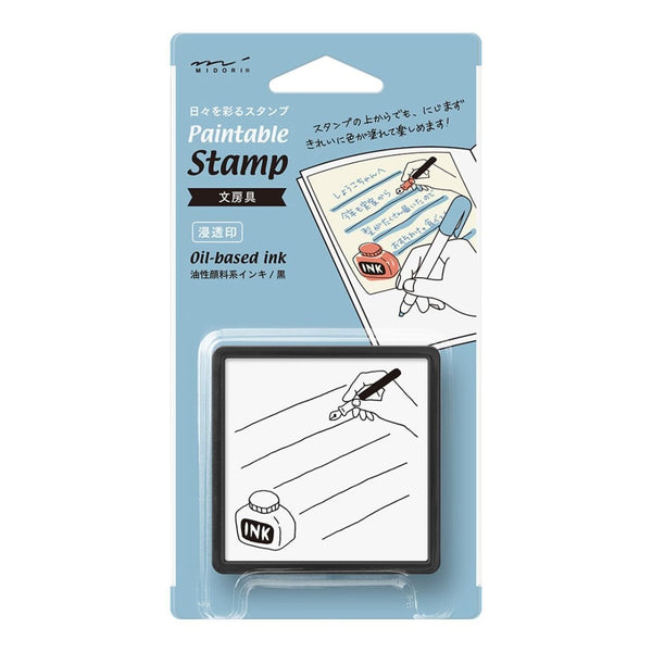 Midori Paintable Stamp Pre - Inked - Stationery - Under the Rowan Trees