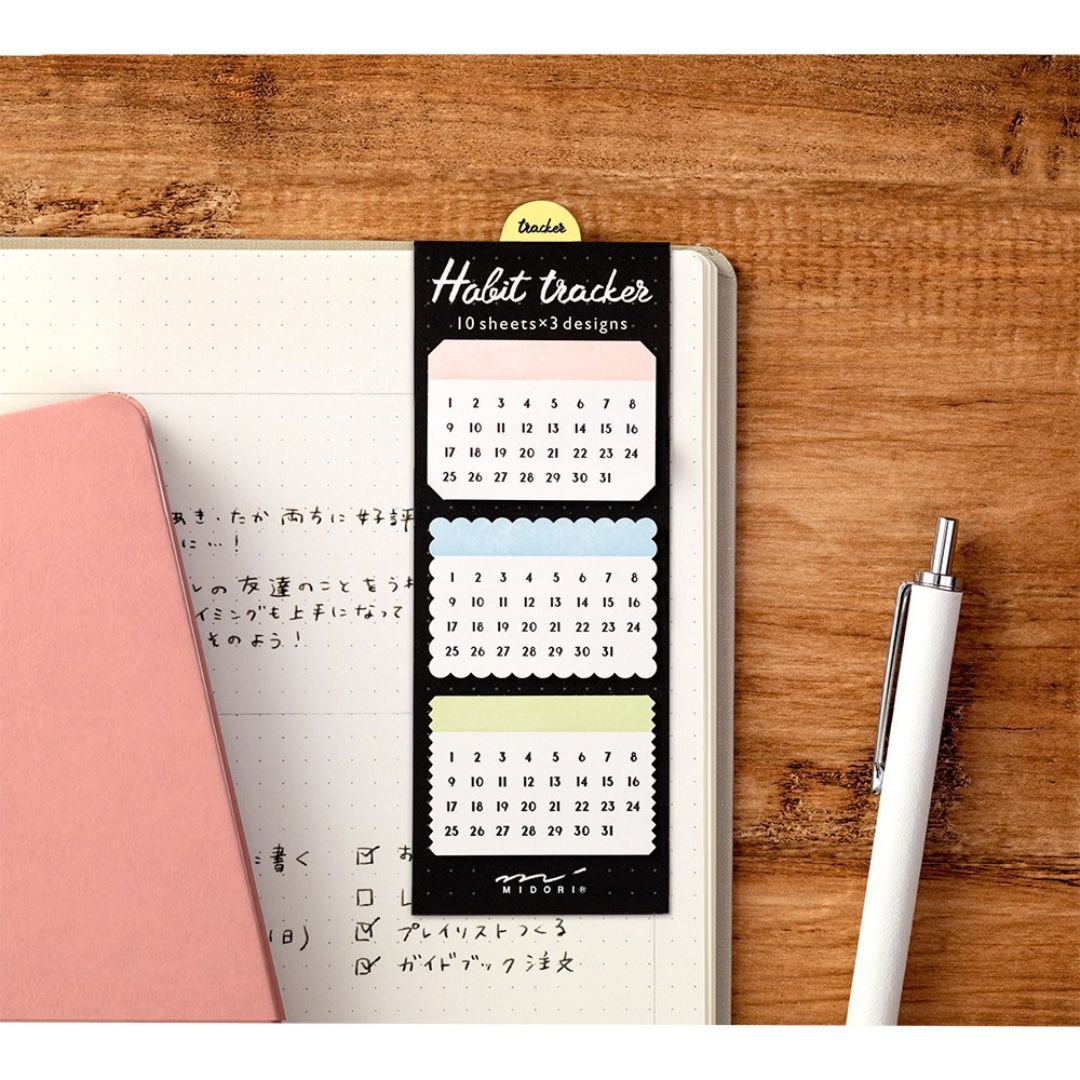Midori Sticky Notes Journal Habit Colourful