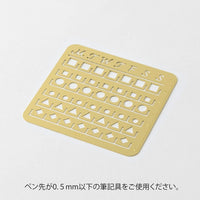 Midori Calendar Template Stencil - Medium - Under the Rowan Trees