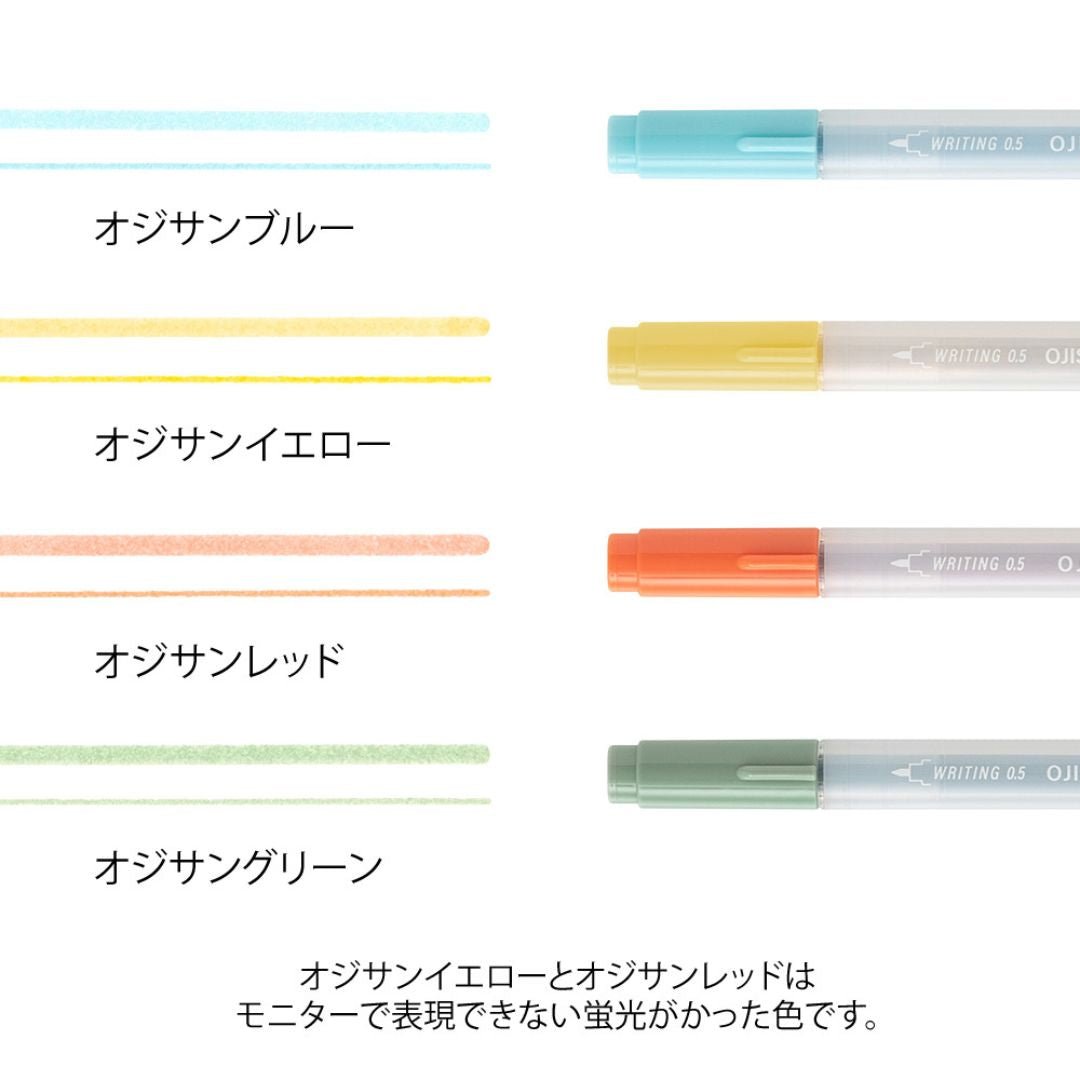 Midori Ojisan 30th Anniversary Colour Pens for Paintable Stamp - Under the Rowan Trees
