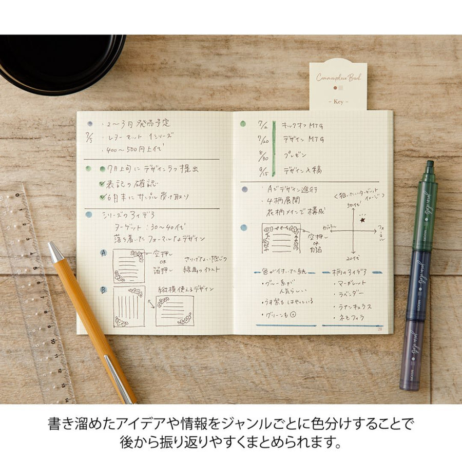 Dots Connection Pen Midori - Dark - Under the Rowan Trees