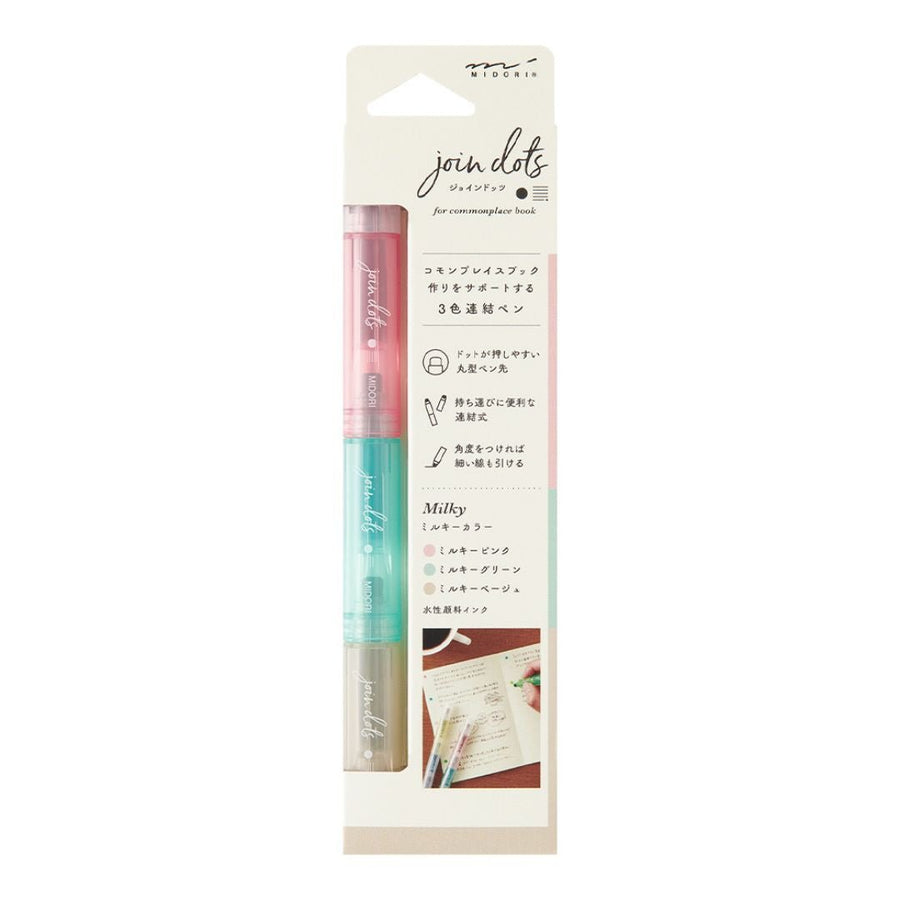 Dots Connection Pen Midori - Milky - Under the Rowan Trees