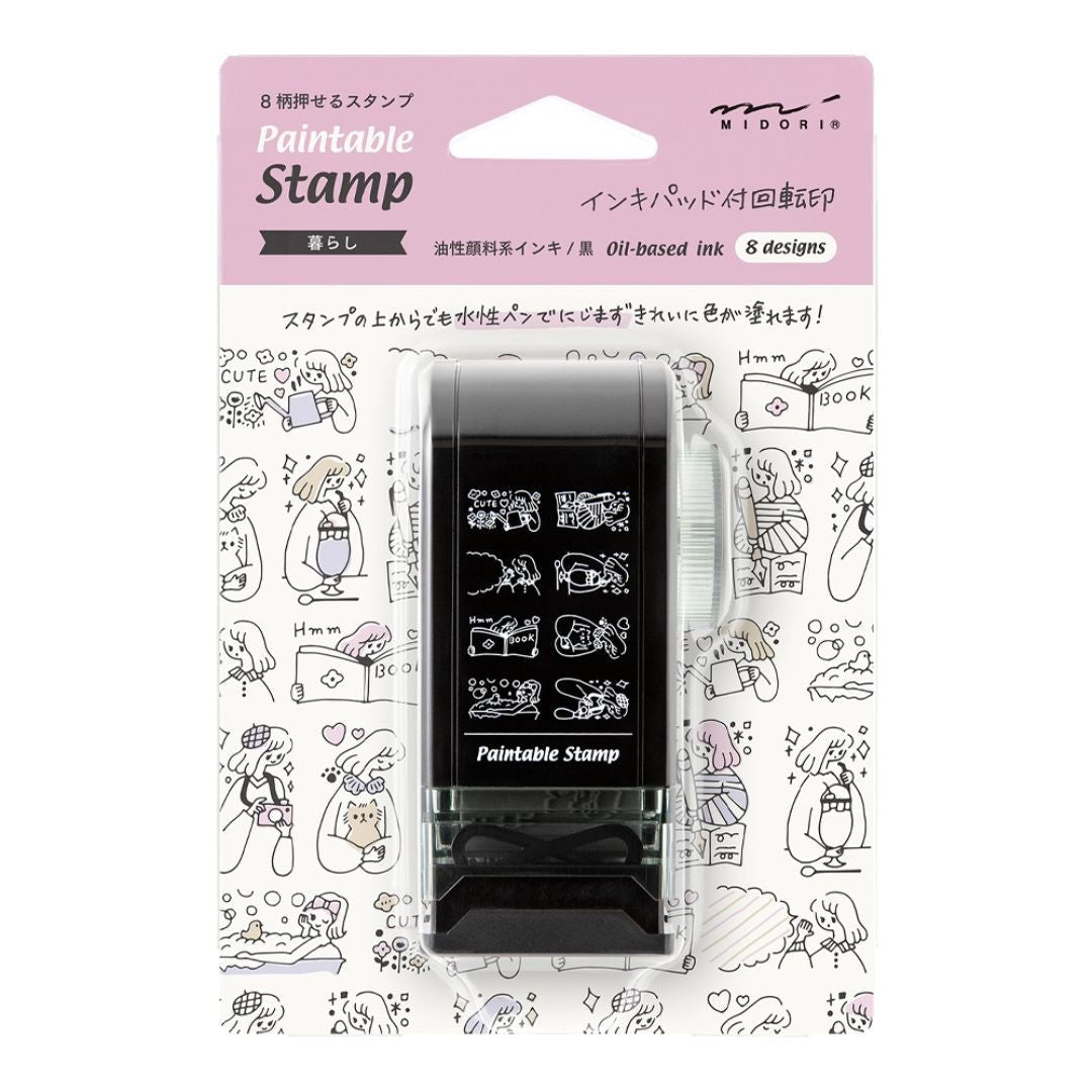 Midori Paintable Rotating Stamp Dial - Life - Under the Rowan Trees