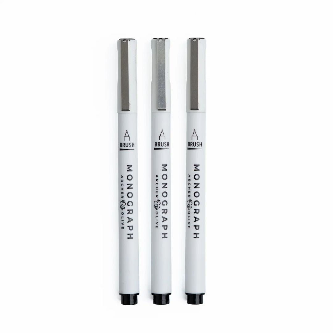 Monograph Black Fineliners Set of 3
