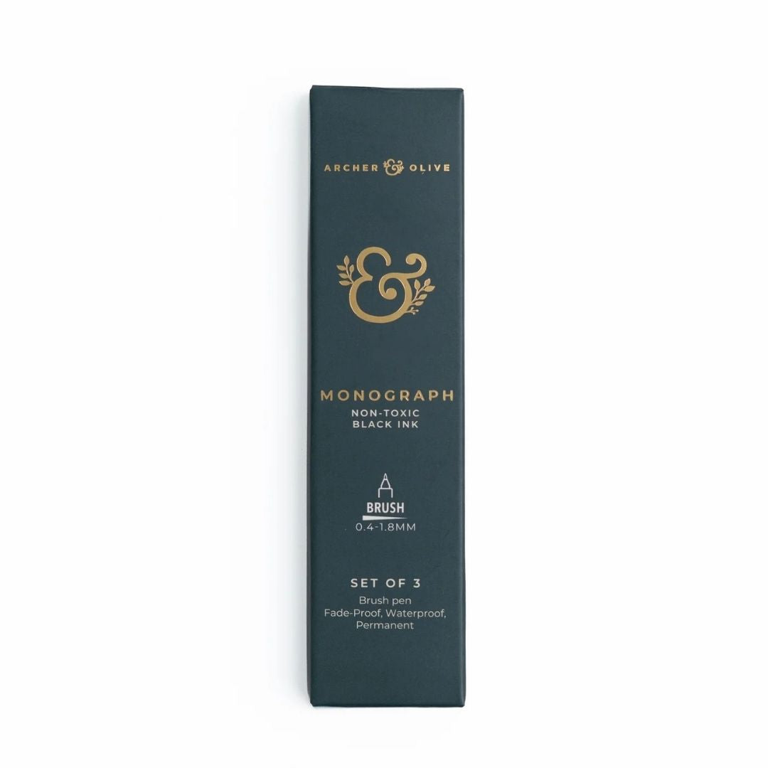 Monograph Black Fineliners Set of 3