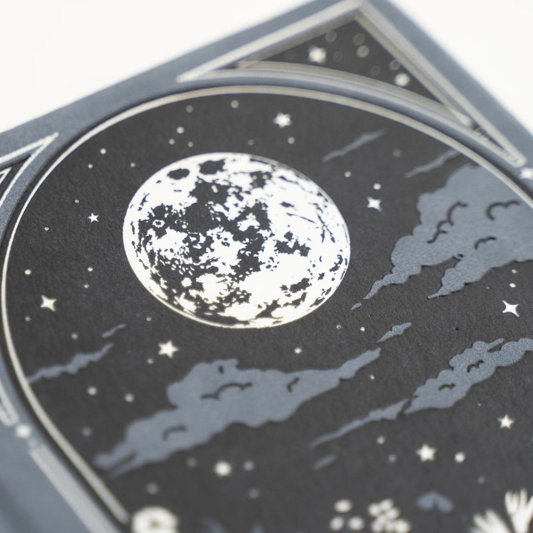 Moonlit Garden Square Dotted Journal - Under the Rowan Trees