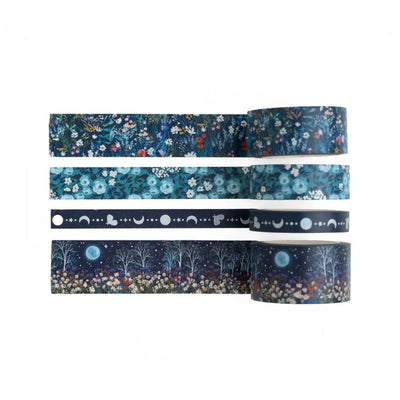 Moonlit Garden Washi Tape Set - Under the Rowan Trees