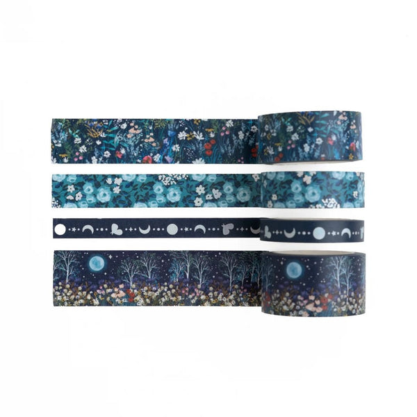 Moonlit Garden Washi Tape Set - Under the Rowan Trees