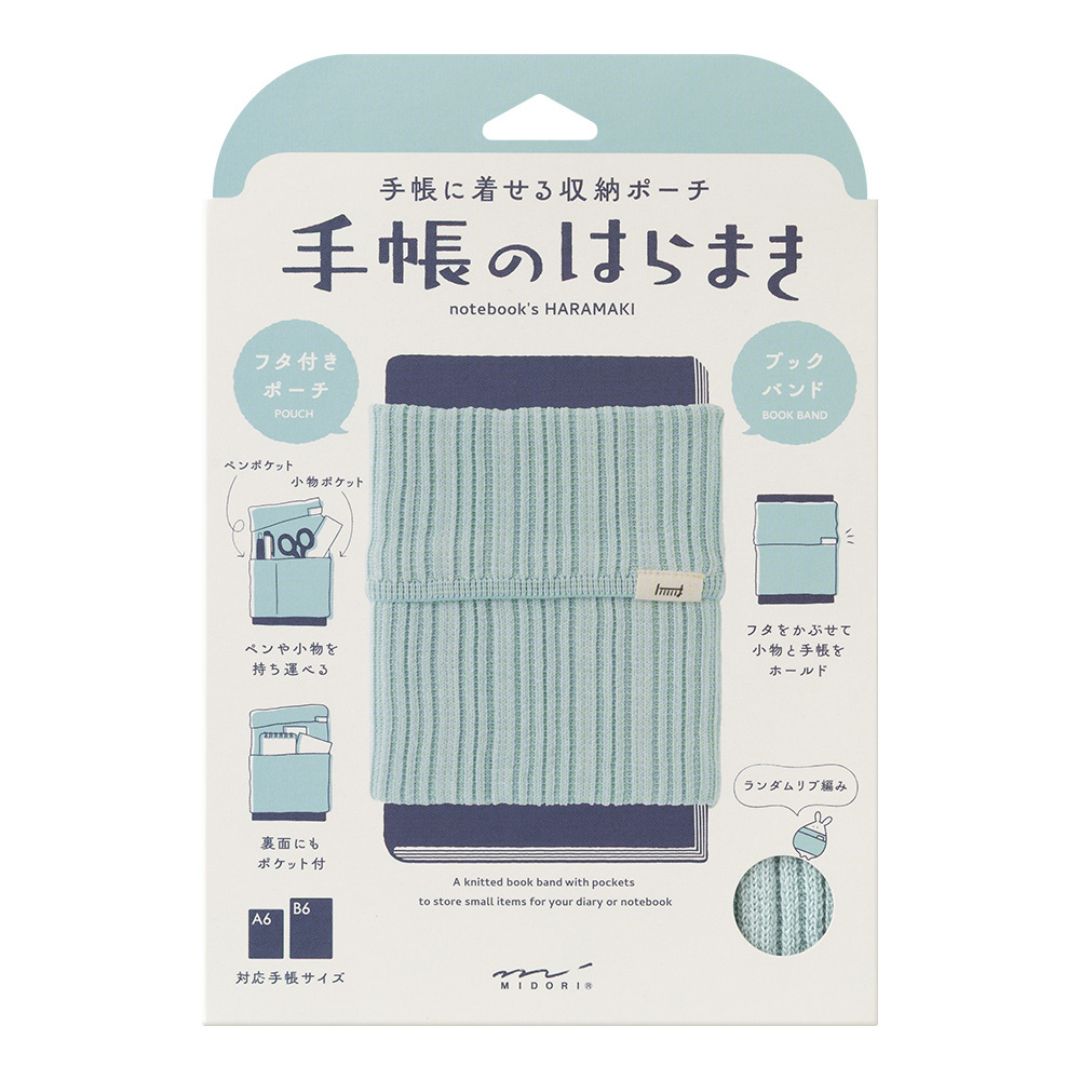 Notebook's Haramaki A6 - B6 Book Band Midori