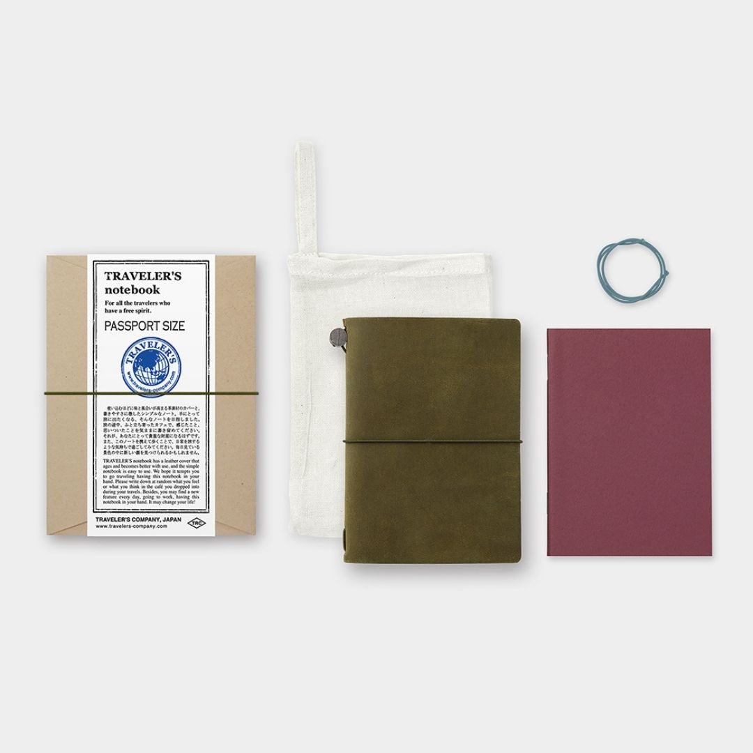 TRAVELER'S notebook Passport Size Olive - TRAVELER'S COMPANY