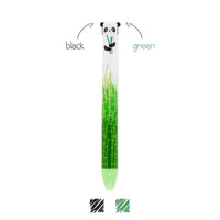 Click & Clack Legami Two Colour Ballpoint Pen - Panda - Under the Rowan Trees
