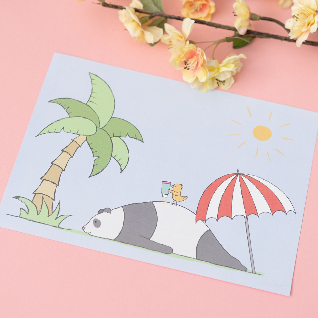 Panda Postcards Set of 6