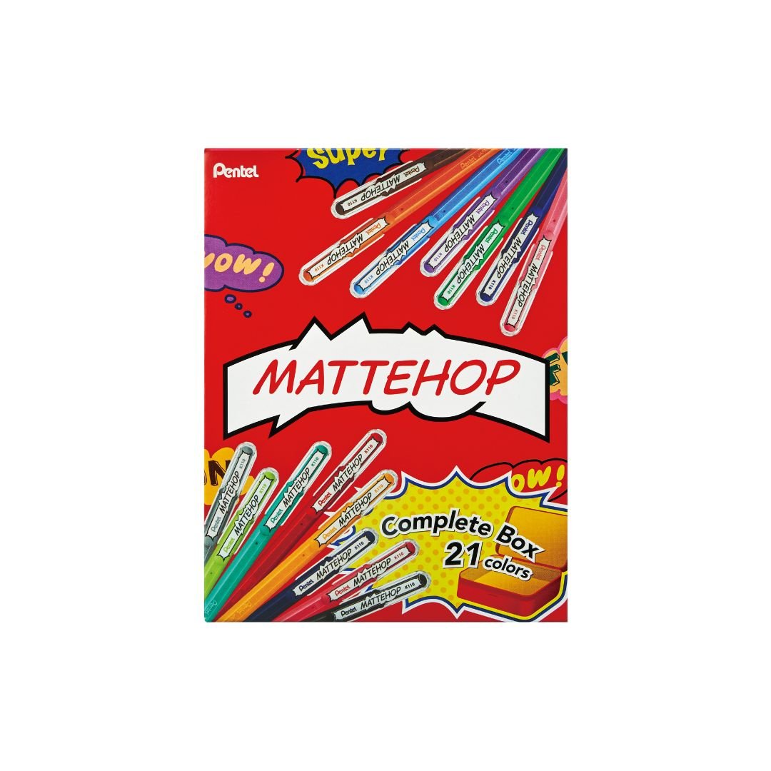 Pentel Mattehop Tin of 21 - Under the Rowan Trees