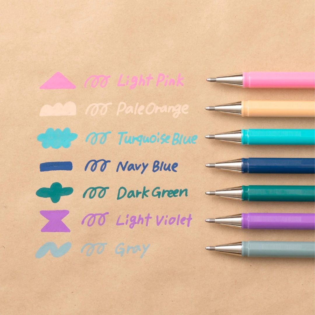 Pentel Mattehop Enchantment Set of 7 - Under the Rowan Trees