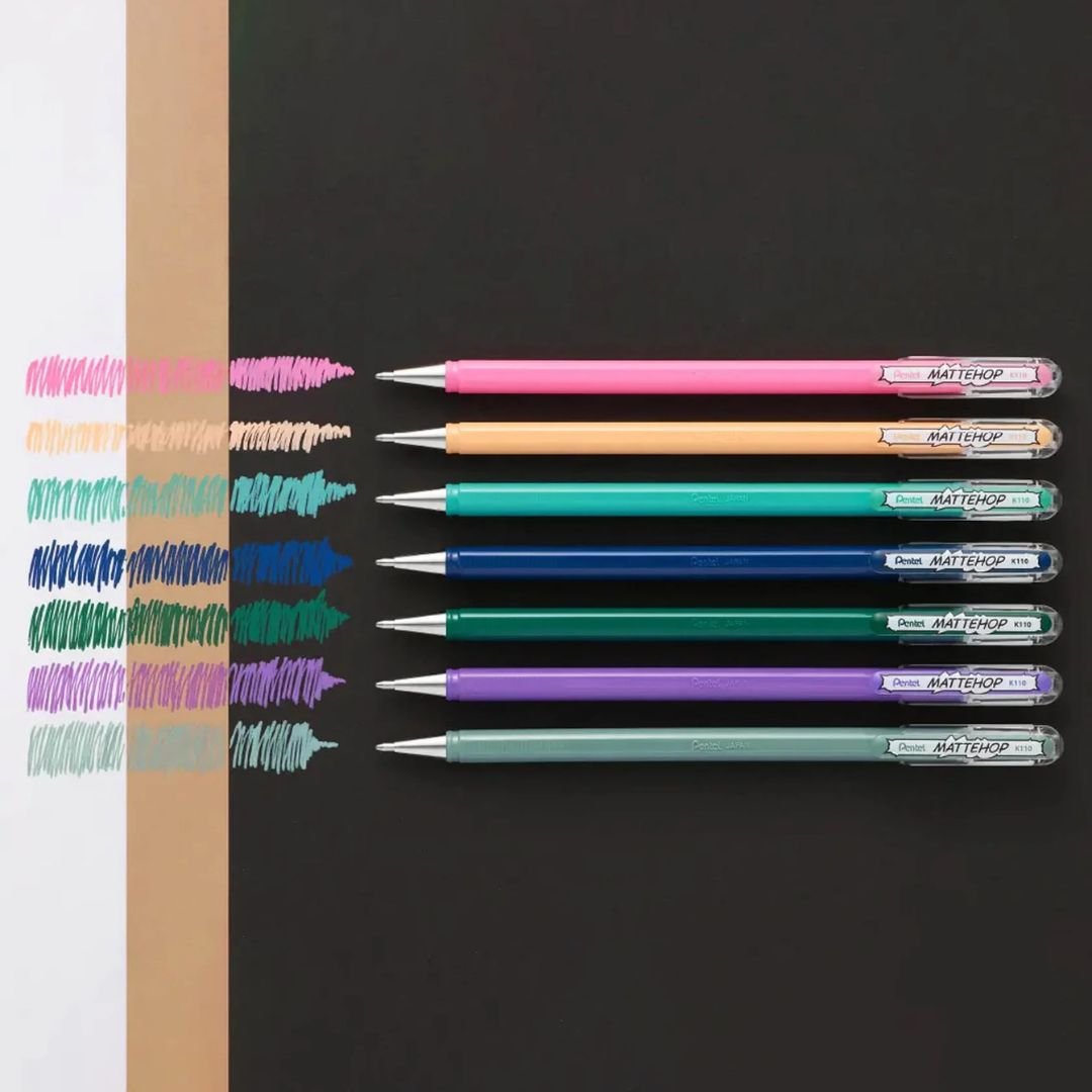 Pentel Mattehop Enchantment Set of 7 - Under the Rowan Trees