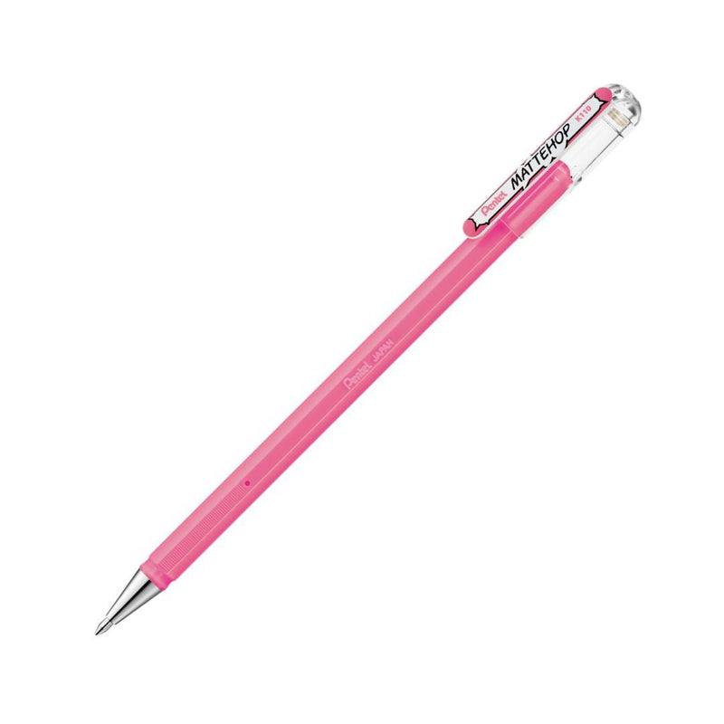 Pentel Mattehop Gel Pens - Light Pink - Under the Rowan Trees
