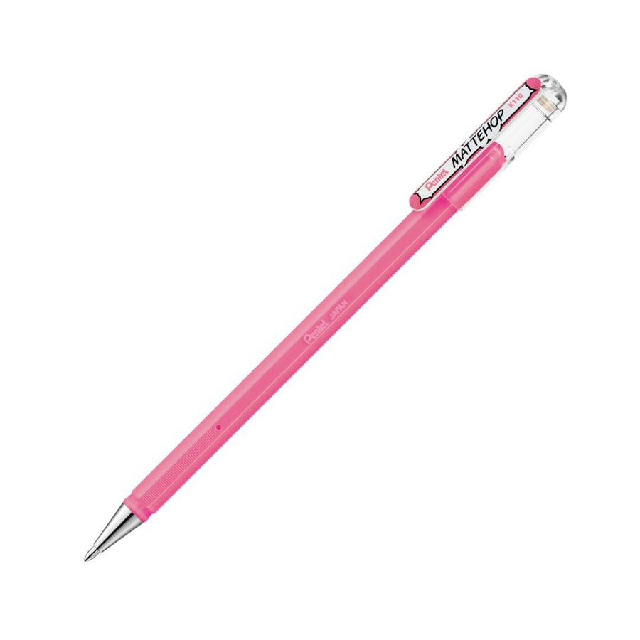 Pentel Mattehop Gel Pens - Light Pink - Under the Rowan Trees