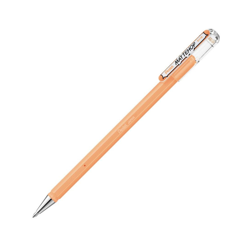 Pentel Mattehop Gel Pens - Pale Orange - Under the Rowan Trees