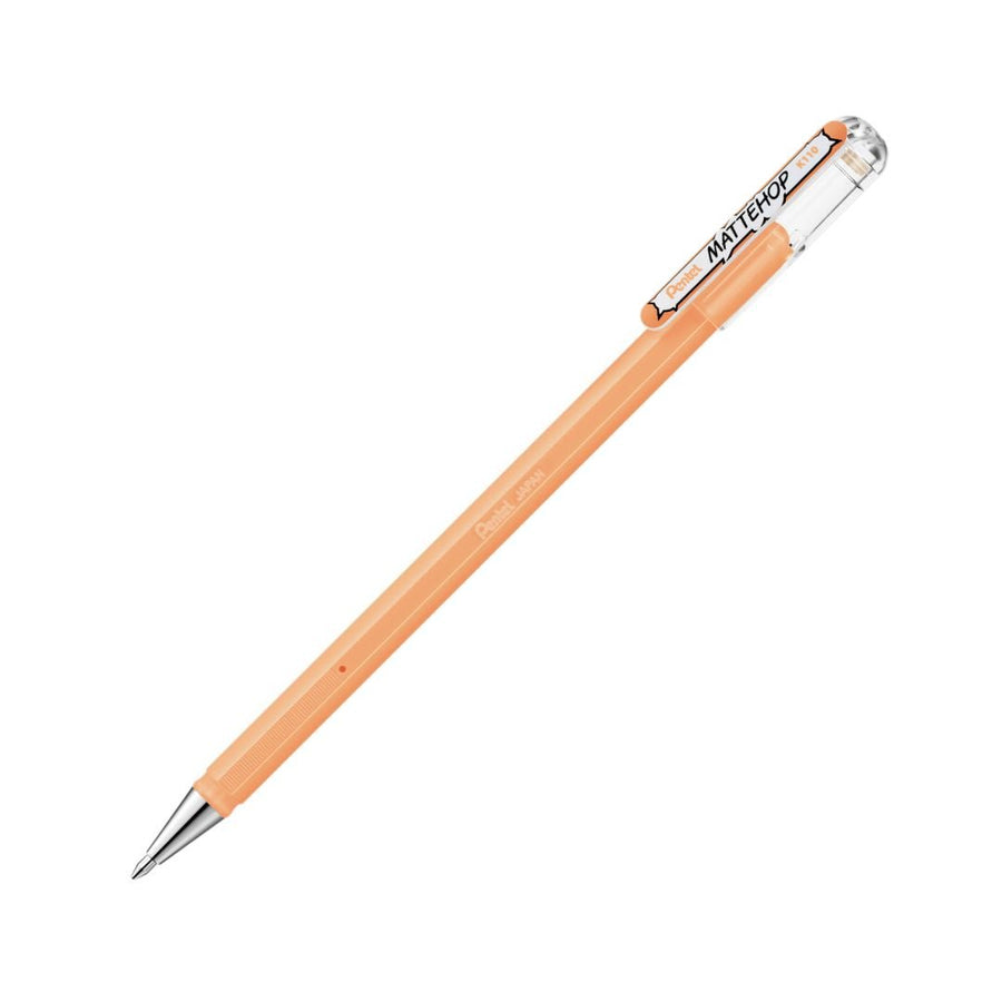 Pentel Mattehop Gel Pens - Pale Orange - Under the Rowan Trees