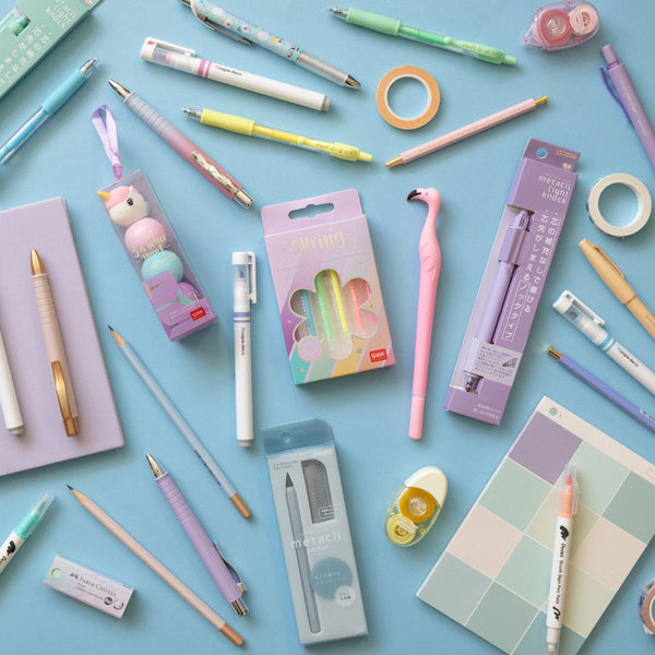 Pretty Pastel Stationery Flatlay