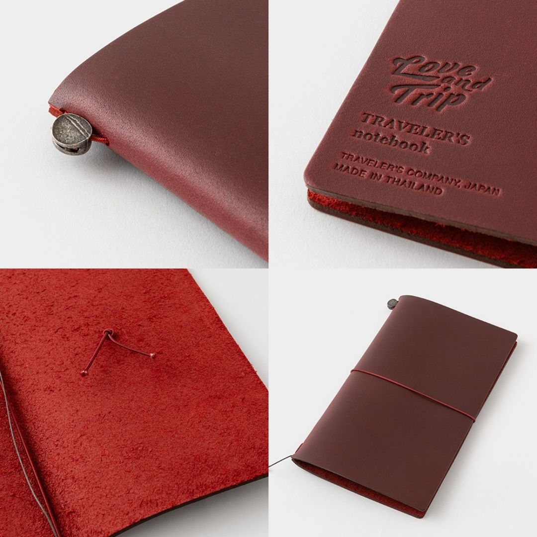 TRAVELER'S notebook Red Love and Trip - TRAVELER'S COMPANY