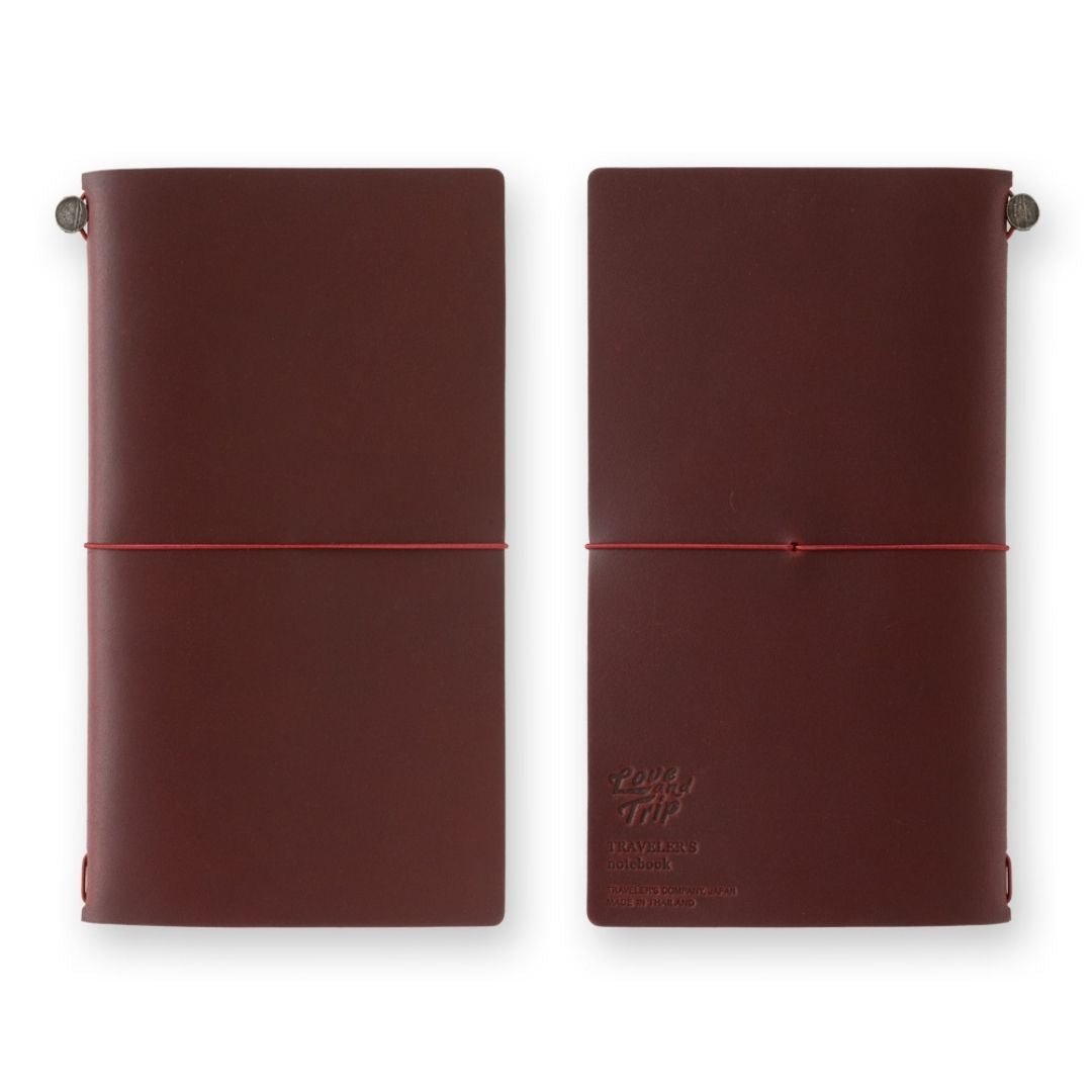 TRAVELER'S notebook Red Love and Trip - TRAVELER'S COMPANY