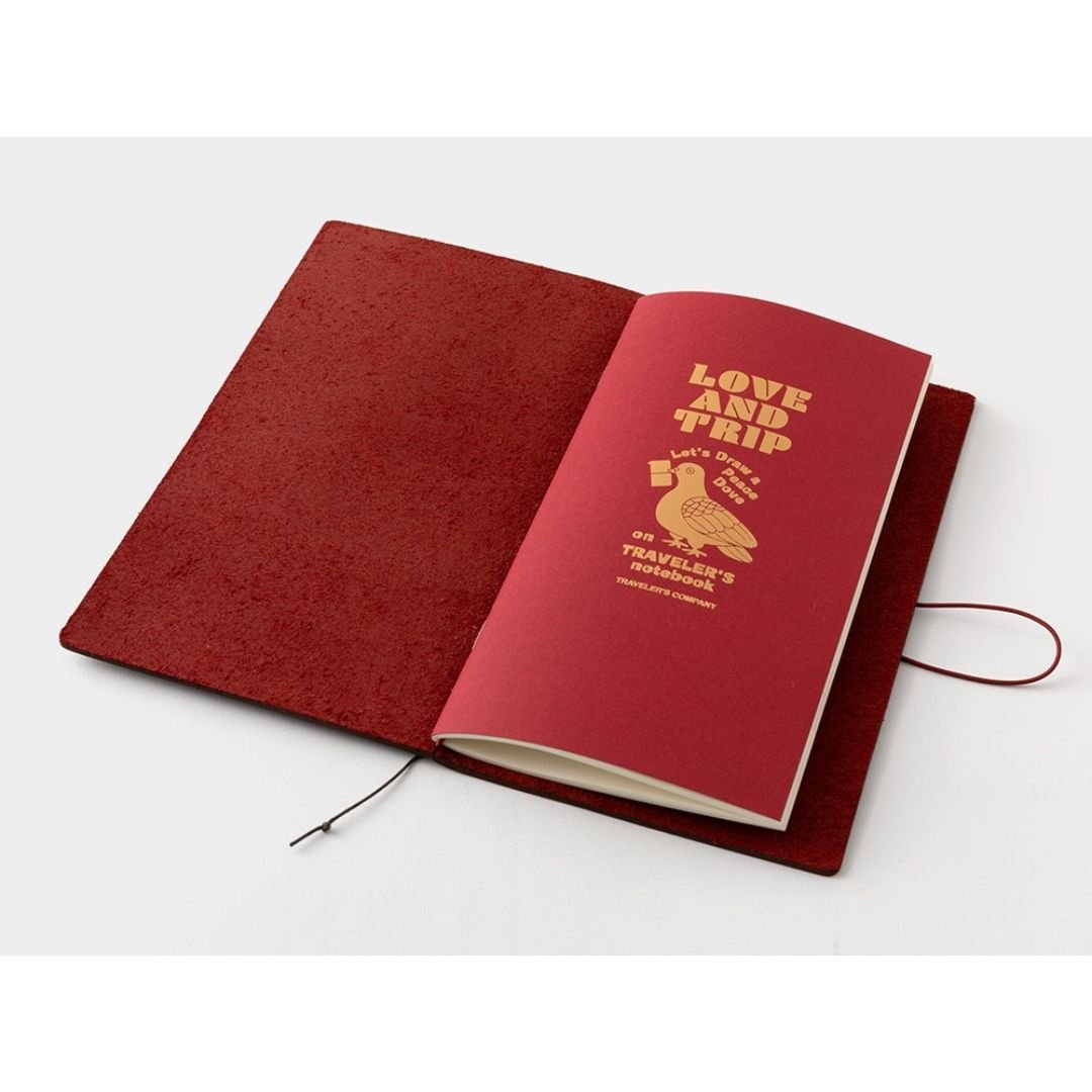 TRAVELER'S notebook LOVE AND TRIP 赤 TRAVELER'S notebook Standard Size Red Love and Trip from TRC