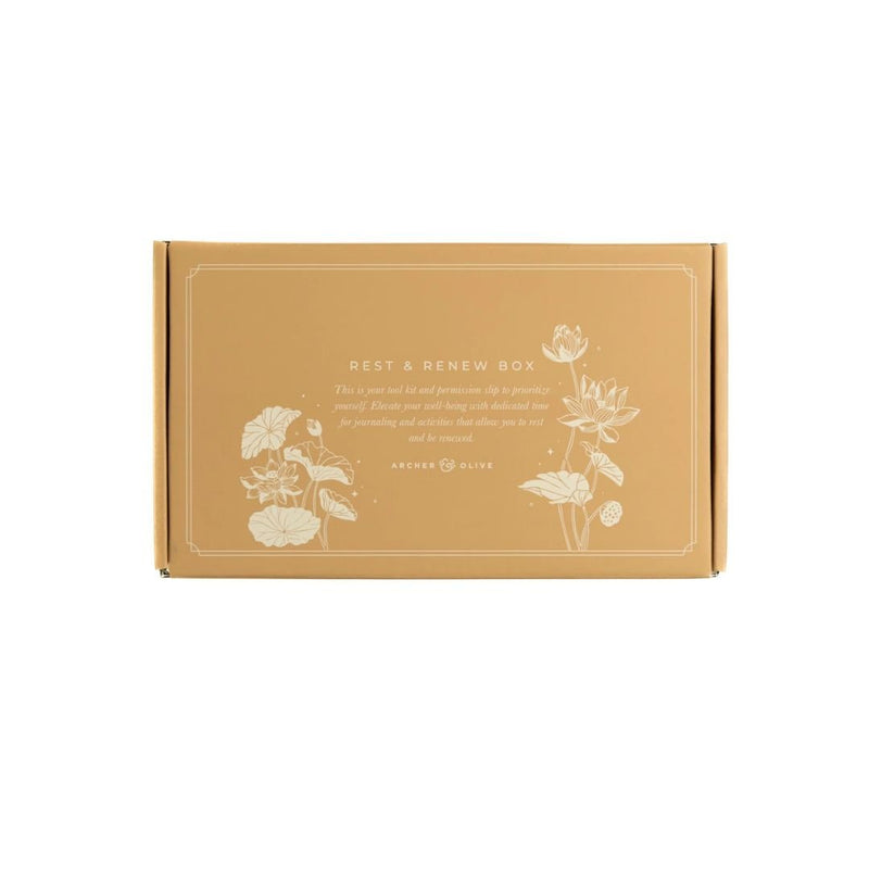 Self Care Box 2025: Reset and Renew Archer and Olive Outer Gift Box