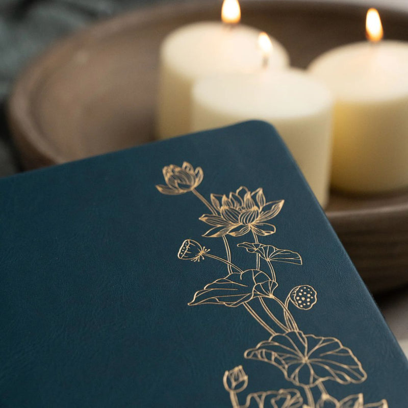 Self Care Box 2025: Reset and Renew Archer and Olive Lotus Flower Journal Cover