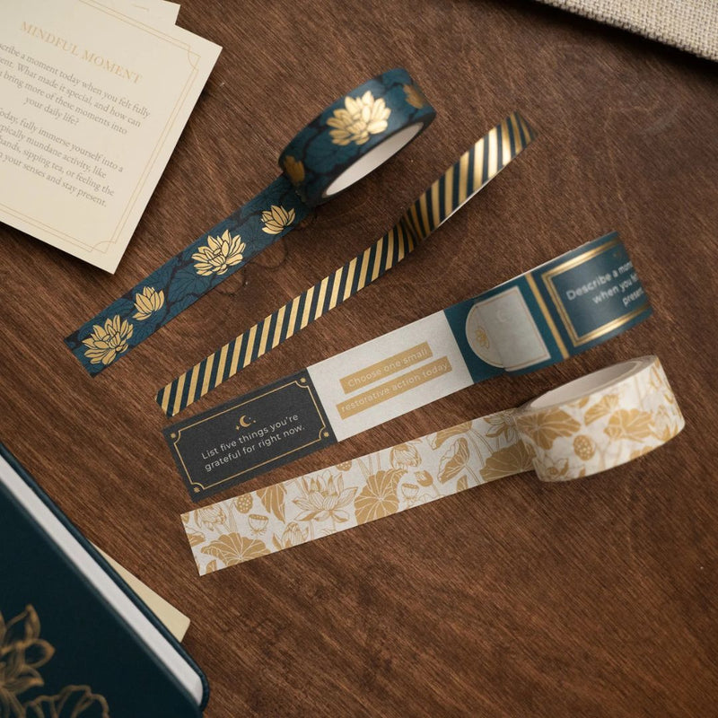 Self Care Box 2025: Reset and Renew Archer and Olive Washi Tape Set