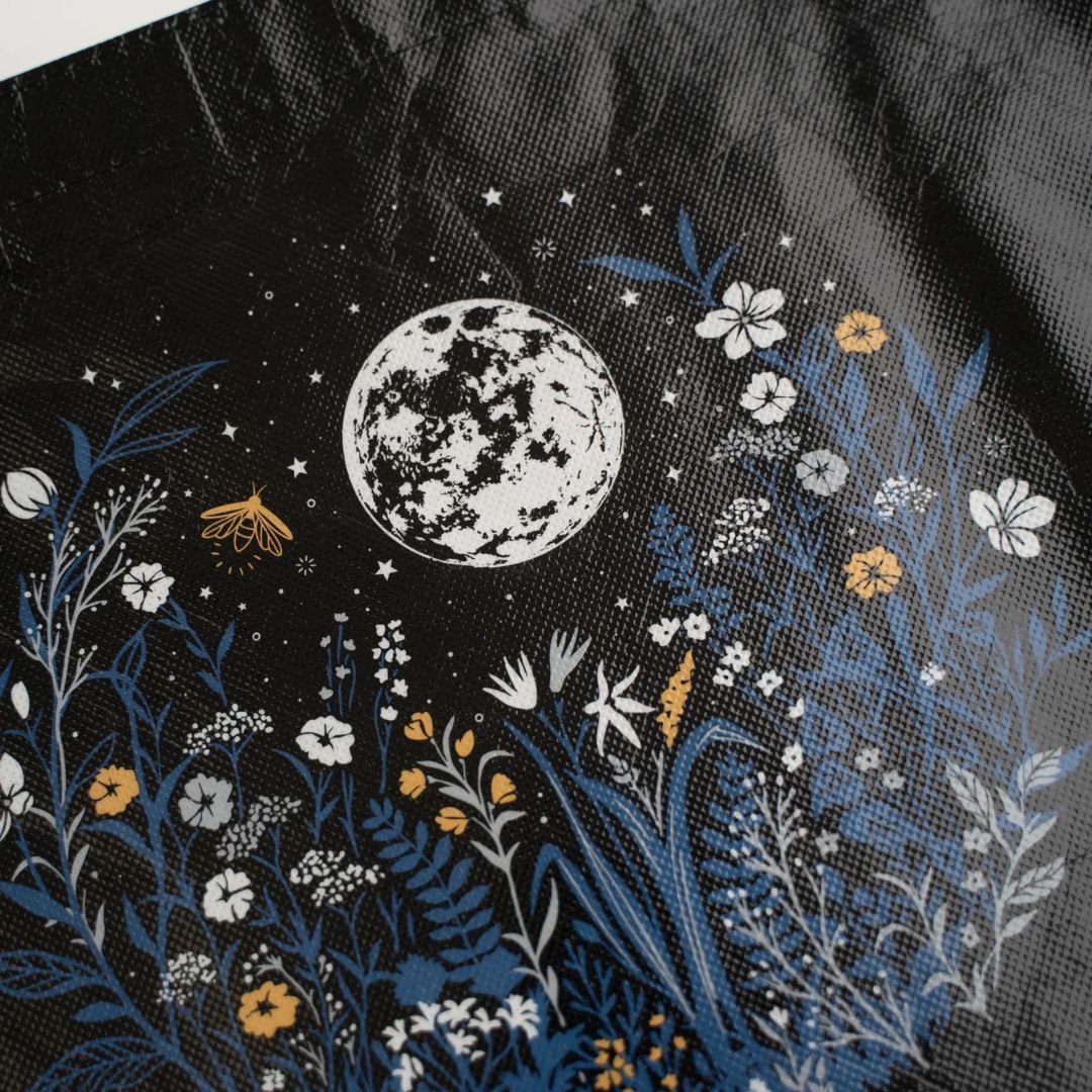 Night Blooms Shopping Bag - Under the Rowan Trees