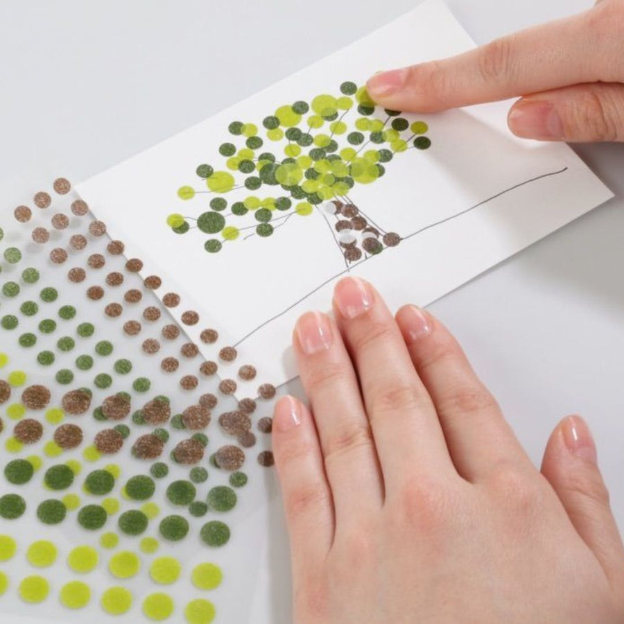 Stalogy Masking Dots Colour-Coding Planner Stickers-Stickers-Stalogy-Pale