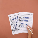 Pilot Parallel Pens practise sheets