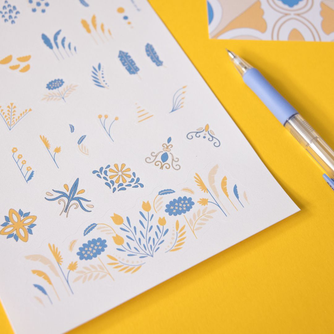Mediterranean Stationery Gift Box - Under the Rowan Trees